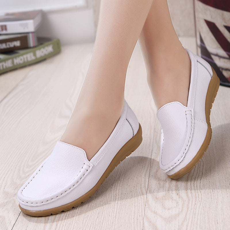 Flat Mother Shoes Nurse Shoes White Non-slip Maternity Shoes