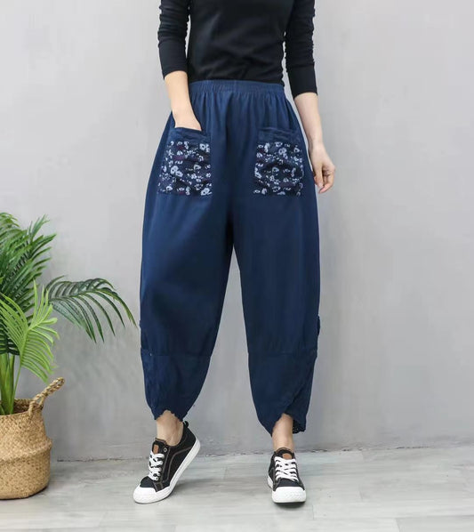 Fashion Casual Women's Harem Pants Wide Leg