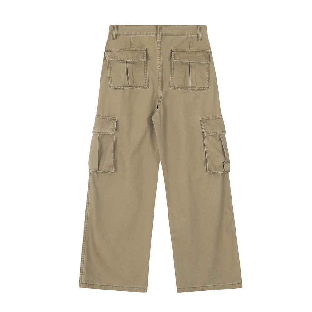 Fashion Personality Distressed Cargo Jeans Men