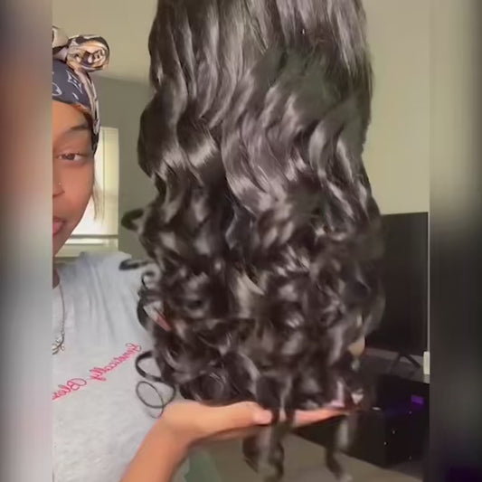 Hidden Strap Body Wave 360 HD Full Lace Front Wigs Human Hair Pre Plucked 12A Glueless Brazilian Virgin Wig With Drawstring