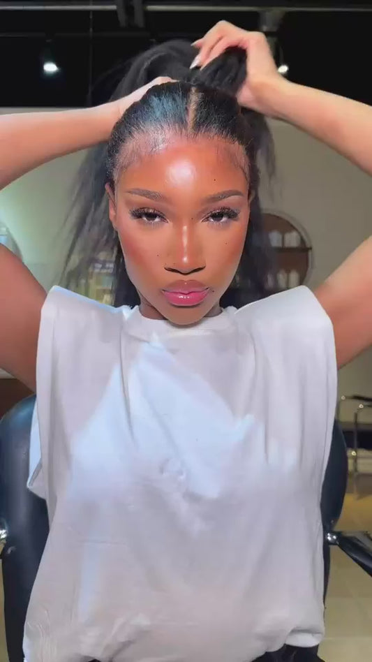 Kinky Straight Human Hair Wigs 13x6 Lace Frontal Wig Lace Front Wig Lace Human Hair Lace Frontal Wig Brazilian Wigs On Sale