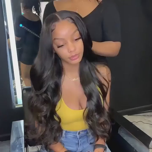 Beaufox Lace Front Human Hair Wigs For Women Brazilian Body Wave Lace Frontal Wigs Human Hair Wigs 4x4 Lace Closure Wig