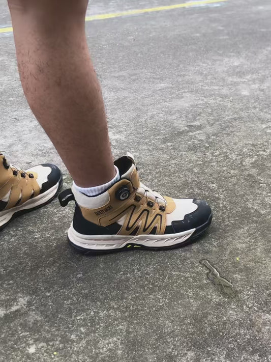 New Safety Boots Men Work Indestructible Shoes Sneakers Steel Toe Protective Boots Anti-smash Anti-puncture Work Tactical Boots